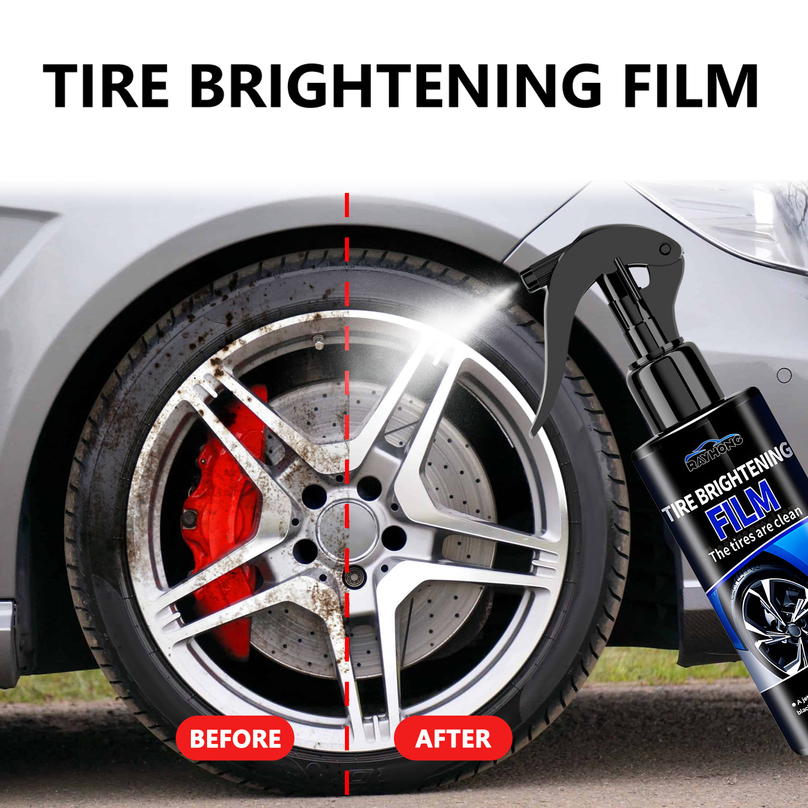 Car Tire Shine Coating Spray C – Tire Shine Spray Sealant recenzja i cena