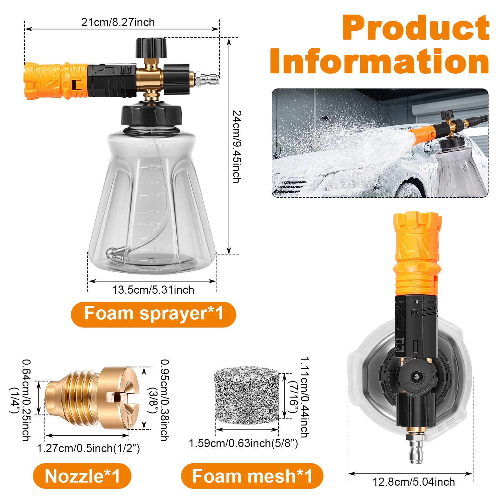 Foam Cannon for Pressure Washe – Foam Cannon Car Wash recenzja i cena