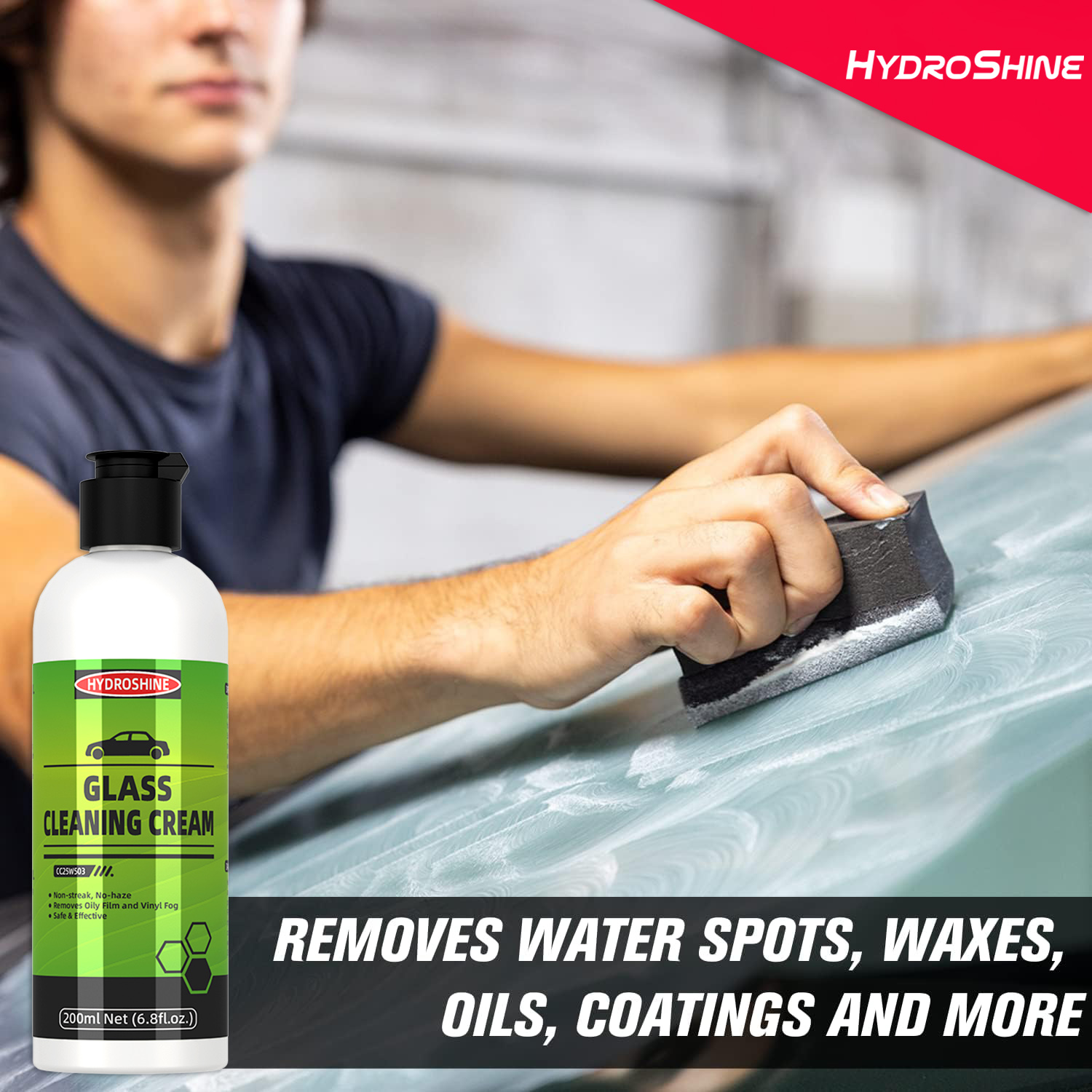 Hydroshine Car Glass Oil Film  – Glass Cleaner Streak recenzja i cena