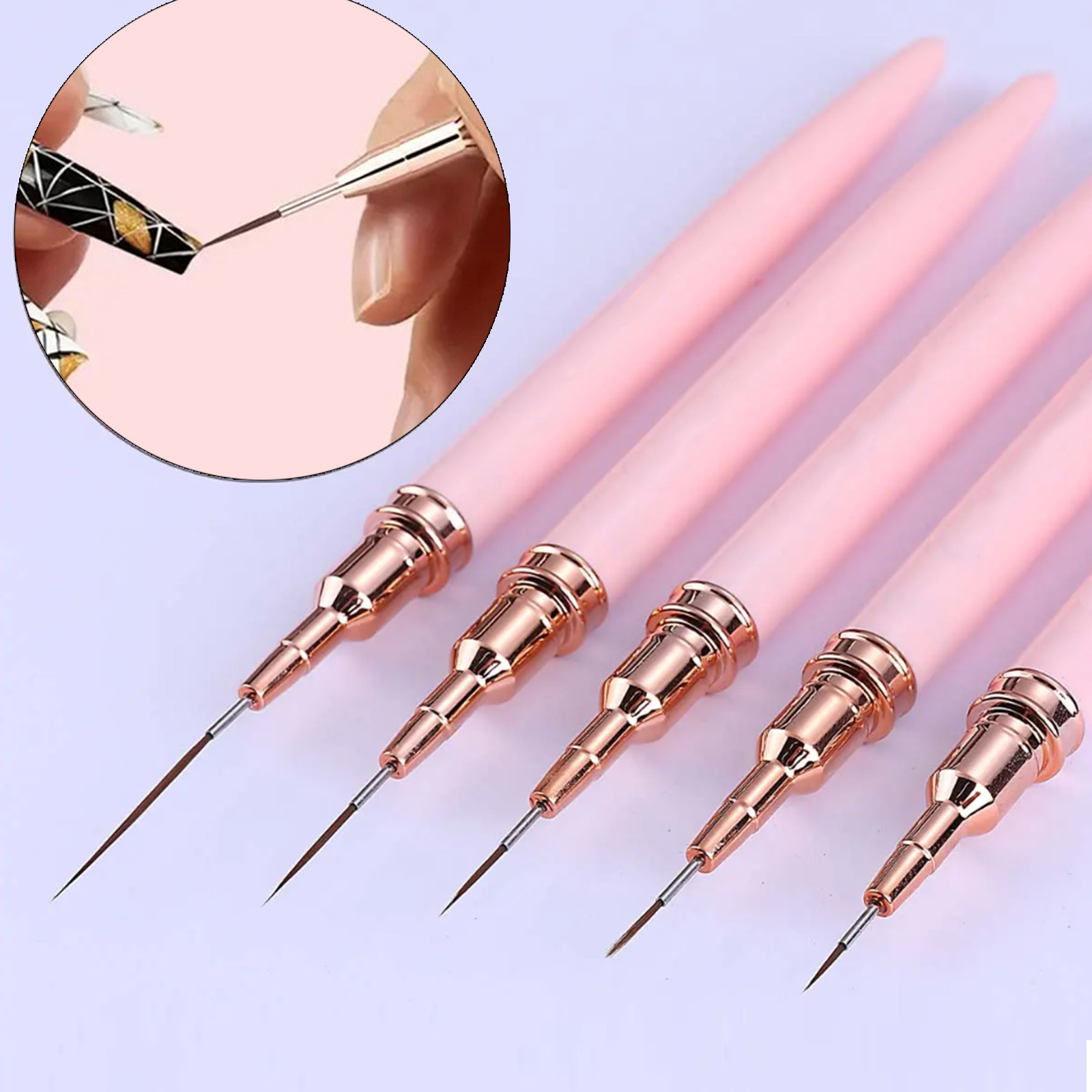 5-Piece Nail Art Pen Set, Ultr – Detailing Brush Set recenzja i cena