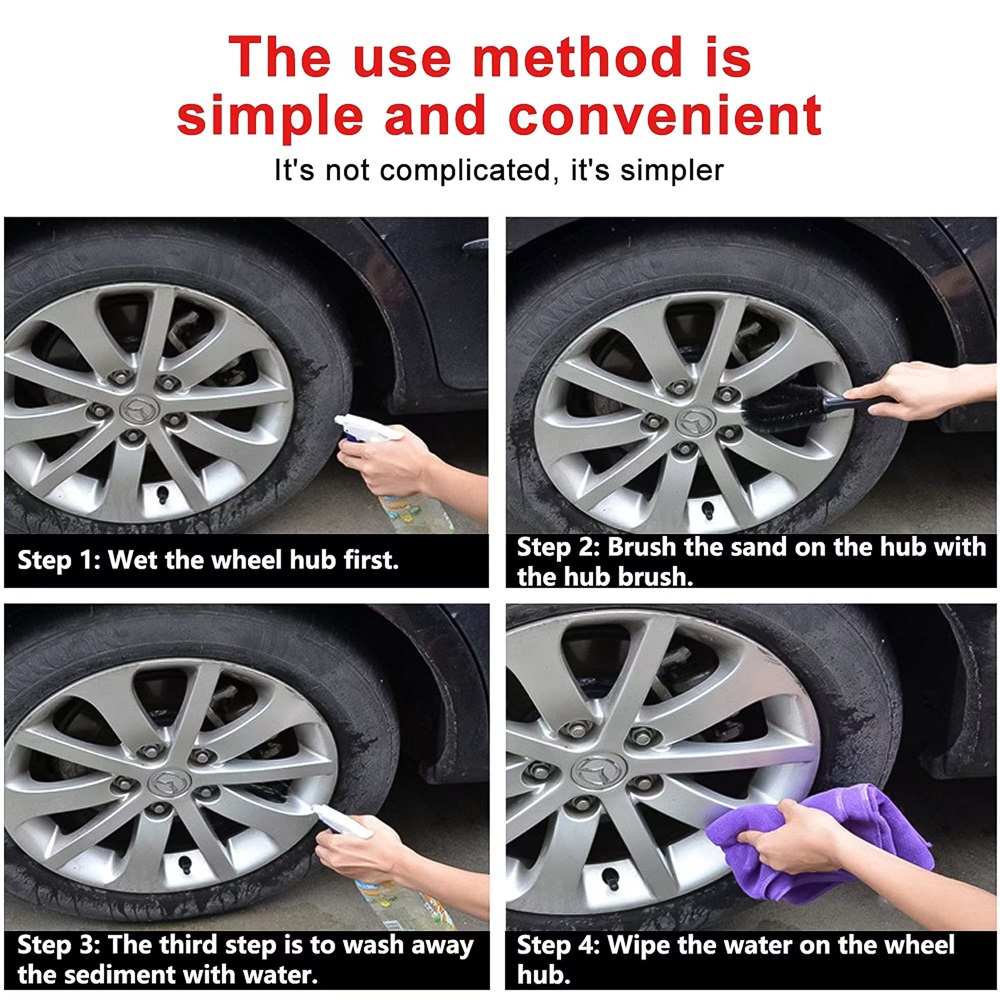 Car Wheel Brush Soft Bristle T – Wheel Cleaner Alloy recenzja i cena
