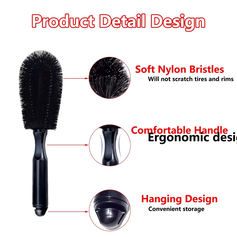 Car Wheel Brush Soft Bristle T – Wheel Cleaner Alloy recenzja i cena