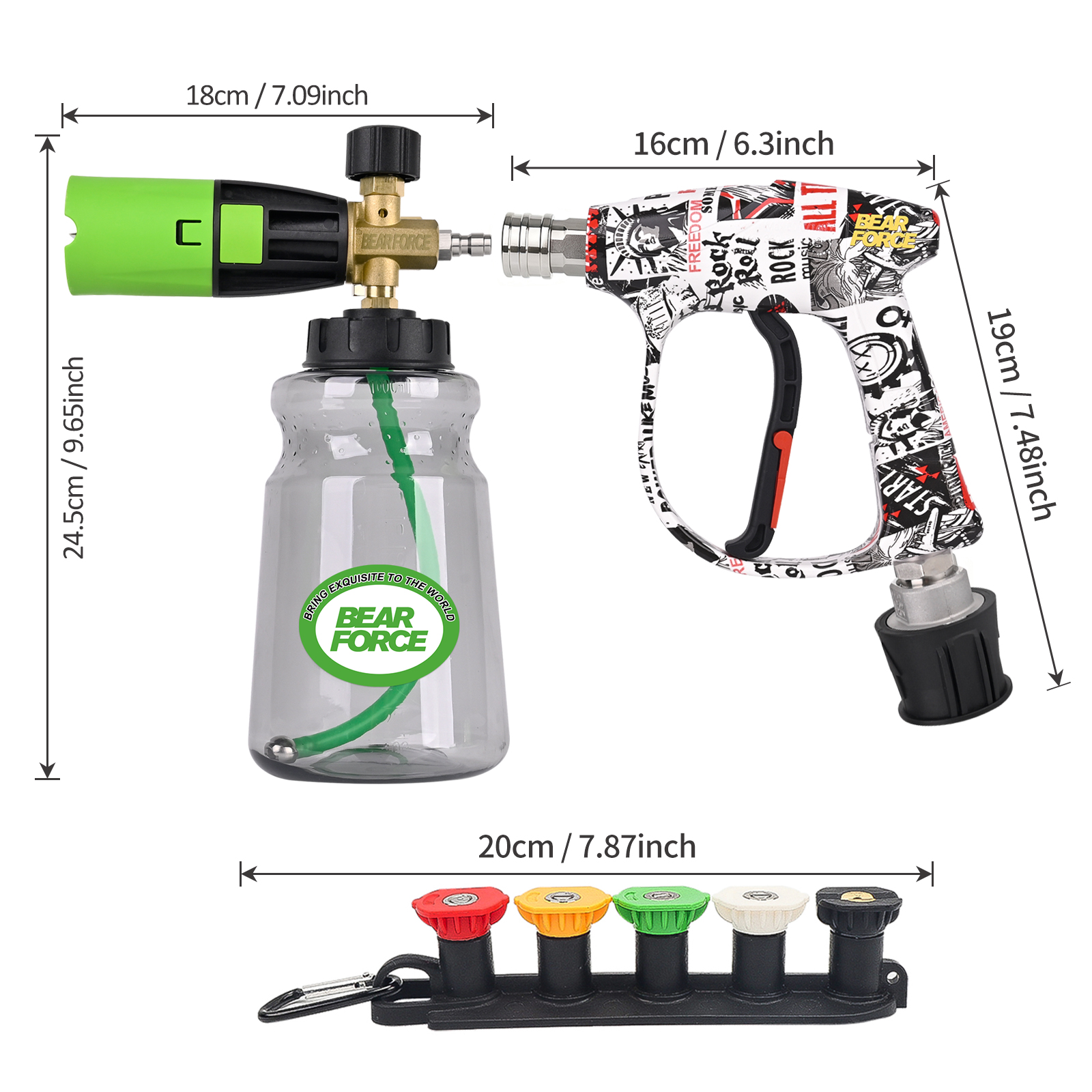 BEAR FORCE Pressure Washer Foa – Foam Cannon Car Wash recenzja i cena