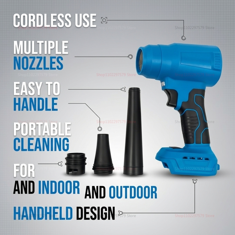 Brushless Turbojet Fan Cordles – Dryer Car Blower recenzja i cena