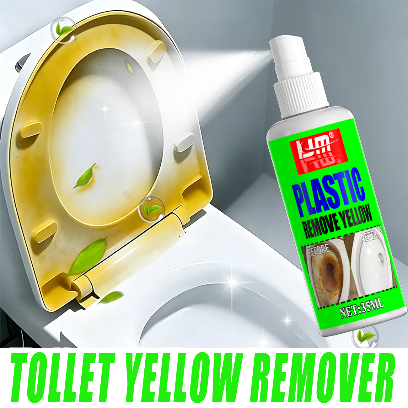KJM 35ml Toilet Seat Yellow Re – Seat Cleaner Fabric recenzja i cena