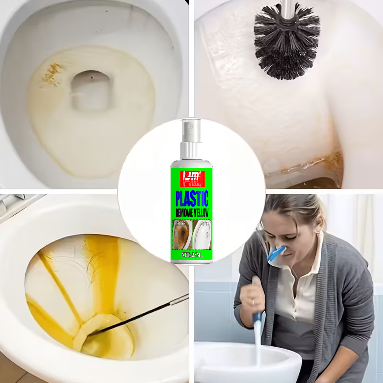 KJM 35ml Toilet Seat Yellow Re – Seat Cleaner Fabric recenzja i cena